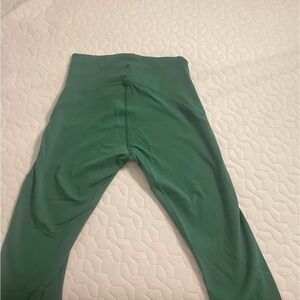 Lululemon Athletica Green Leggings Stretchy Full-Length